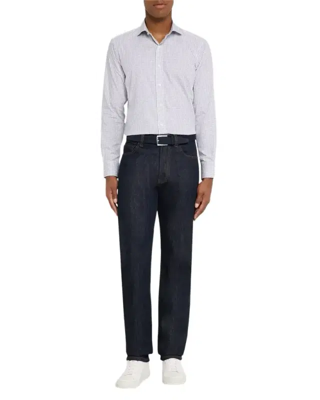 en 's Torino Check Cotton Sport Shirt