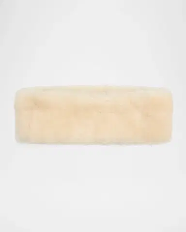 Toteme Shearling Headband | Thumbnail 3