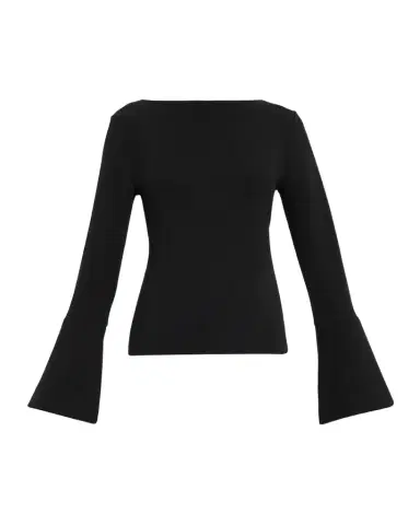 Emporio Armani Bateau-Neck Crepe Viscose Jersey Top | Thumbnail 1