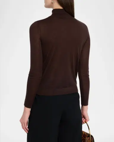 Co Fine Cashmere Slim Turtleneck Sweater | Thumbnail 2
