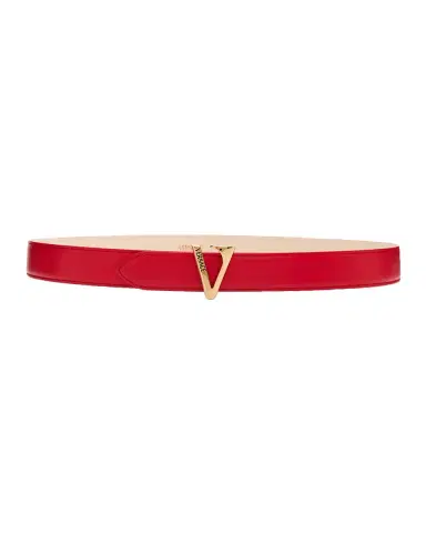 Versace V Leather Belt | Thumbnail 2