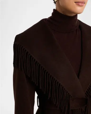 Simkhai Rowen Fringe Wool Jacket | Thumbnail 4