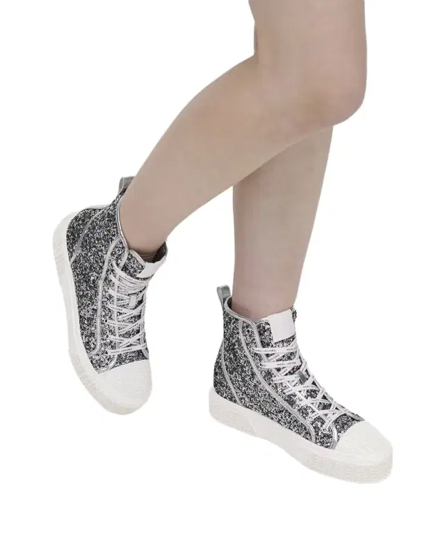 Marc Jacobs The Sequined High-Top Sneakers
