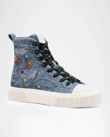 Marc Jacobs The Trinket Charm High-Top Sneakers | Thumbnail 3 Marc Jacobs The Trinket Charm High-Top Sneakers | Thumbnail 3