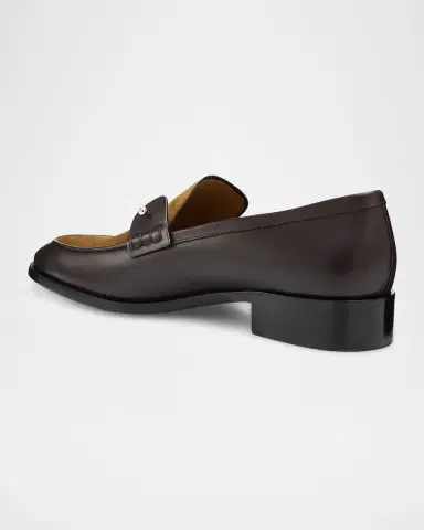 Christian Louboutin Men's Chambelimoc Leather & Suede Loafers | Thumbnail 2 Christian Louboutin Men's Chambelimoc Leather & Suede Loafers | Thumbnail 2