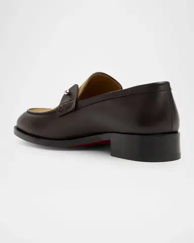Christian Louboutin Men's Chambelimoc Leather & Suede Loafers | Thumbnail 5 Christian Louboutin Men's Chambelimoc Leather & Suede Loafers | Thumbnail 5