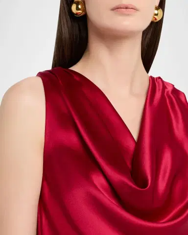 Milly Elsa Satin Cowl | Thumbnail 4