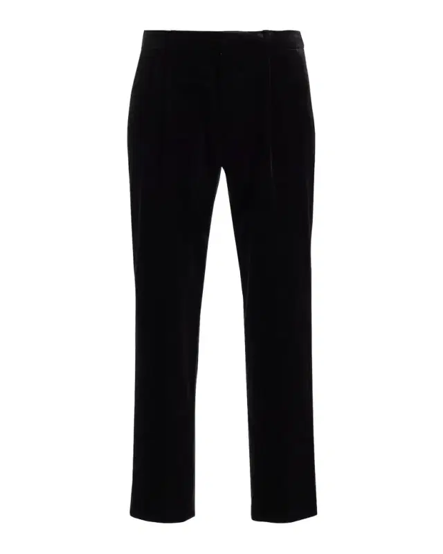 Men 's Cotton Velvet Pleated Trousers