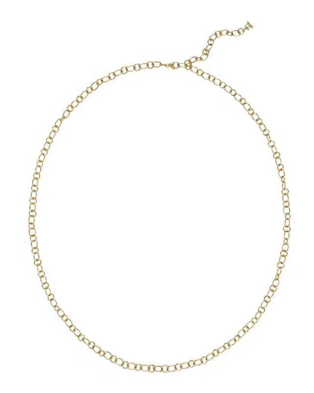 Florence86 18K Yellow Gold Ribbon Chain Necklace