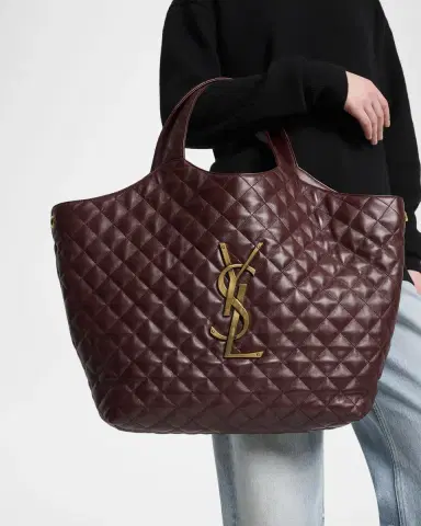 Saint Laurent Icare Maxi Quilted Lambskin Shopping Tote Bag | Thumbnail 2