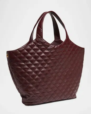 Saint Laurent Icare Maxi Quilted Lambskin Shopping Tote Bag | Thumbnail 3