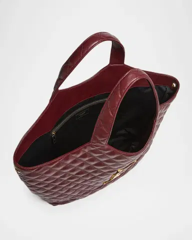 Saint Laurent Icare Maxi Quilted Lambskin Shopping Tote Bag | Thumbnail 4