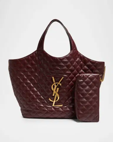 Saint Laurent Icare Maxi Quilted Lambskin Shopping Tote Bag | Thumbnail 7