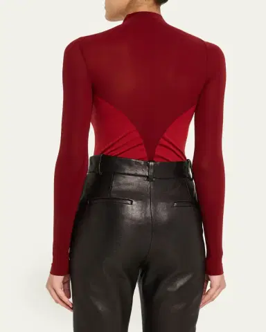 Wolford Corset-Effect Long-Sleeve Bodysuit | Thumbnail 3 Wolford Corset-Effect Long-Sleeve Bodysuit | Thumbnail 3