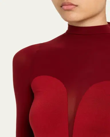 Wolford Corset-Effect Long-Sleeve Bodysuit | Thumbnail 5 Wolford Corset-Effect Long-Sleeve Bodysuit | Thumbnail 5
