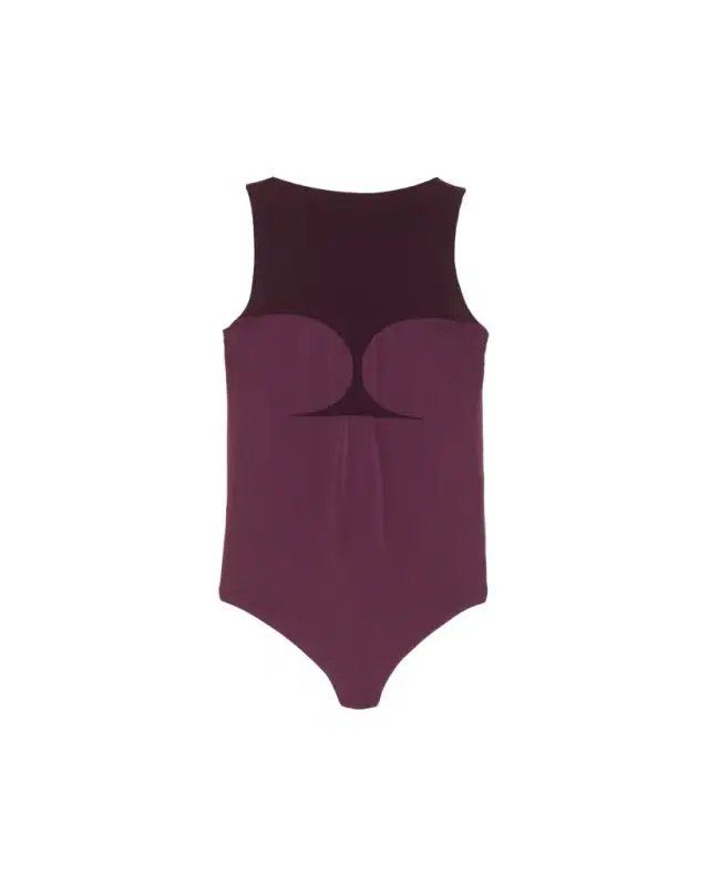 Wolford Corset-Effect Sleeveless Bodysuit with Sheer Panels
