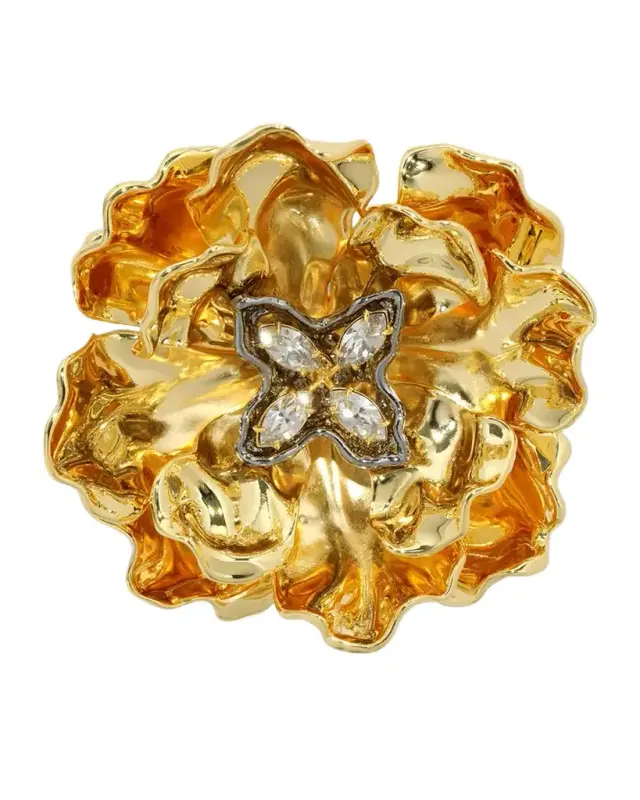 Jardin Gold Rose Pin
