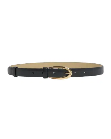 Givenchy Round Buckle Leather Belt, 20mm | Thumbnail 1 Givenchy Round Buckle Leather Belt, 20mm | Thumbnail 1