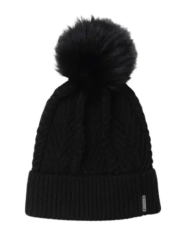 Gorski Knit Hat With Select Lamb Pom | Thumbnail 1 Gorski Knit Hat With Select Lamb Pom | Thumbnail 1