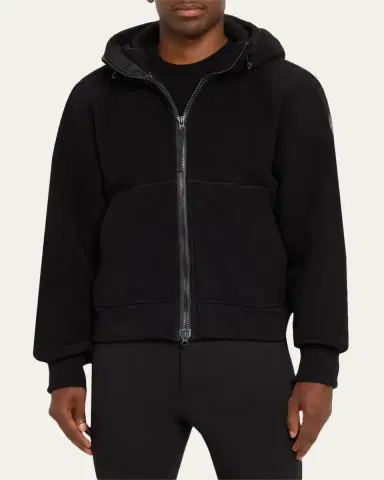 Canada Goose Men's Chilliwack Fleece Hooded Bomber Jacket | Thumbnail 4