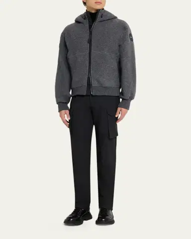 Canada Goose Men's Chilliwack Fleece Hooded Bomber Jacket | Thumbnail 6