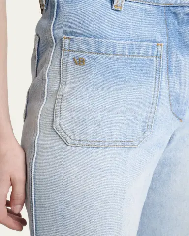 Victoria Beckham Alina Front Pocket Flare Jeans | Thumbnail 5 Victoria Beckham Alina Front Pocket Flare Jeans | Thumbnail 5