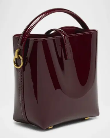 Saint Laurent Le 37 Mini YSL Bucket Bag in Patent Leather | Thumbnail 3 Saint Laurent Le 37 Mini YSL Bucket Bag in Patent Leather | Thumbnail 3