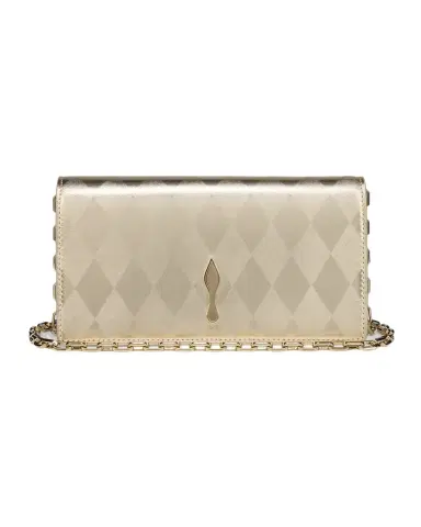 Christian Louboutin Bettina Clutch Bag in Laminated Leather | Thumbnail 1 Christian Louboutin Bettina Clutch Bag in Laminated Leather | Thumbnail 1