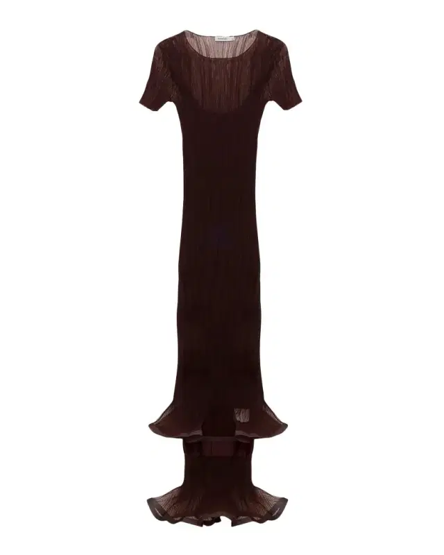 Selena Bodycon Ruffle Midi Dress