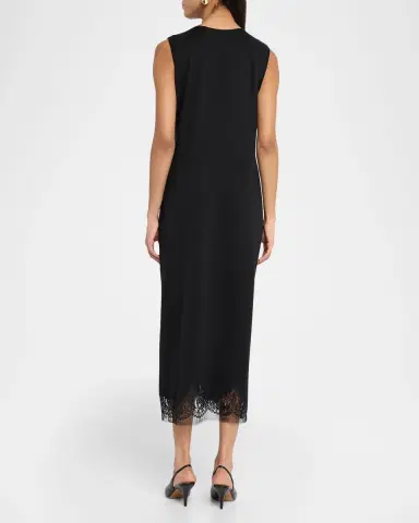 The Row Million Lace-Trim Sleeveless Midi Dress | Thumbnail 2