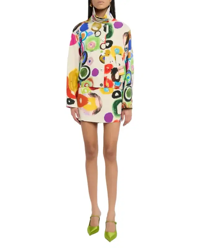 Libertine Jh Gouache Slim Mini Skirt