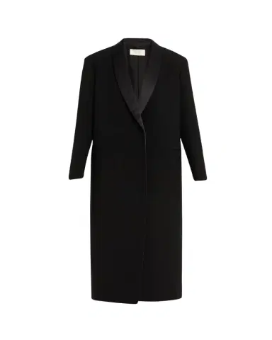 The Row Erdene Single-Breasted Wool Long Coat | Thumbnail 1 The Row Erdene Single-Breasted Wool Long Coat | Thumbnail 1