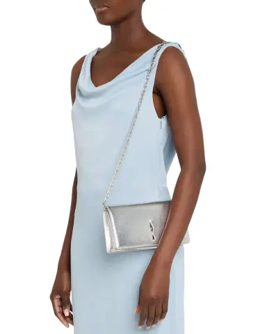 Christian Louboutin Bettina Clutch Bag in Laminated Nappa Leather | Thumbnail 1