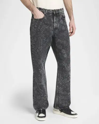 Golden Goose Men's Journey Light Floral Jeans | Thumbnail 3