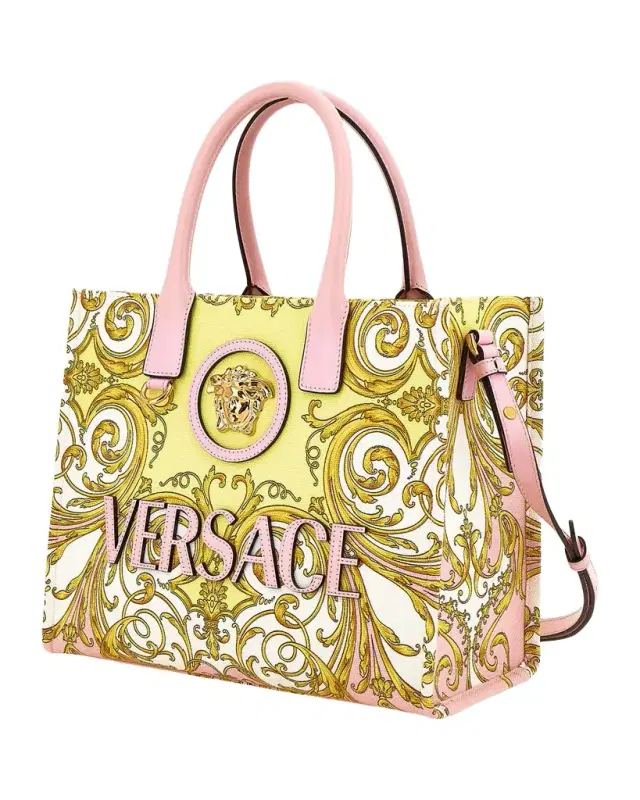 Small Medusa Cotton Canvas Tote Bag