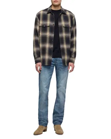 7 for all mankind Men's The Straight Whiskered Jeans | Thumbnail 1 7 for all mankind Men's The Straight Whiskered Jeans | Thumbnail 1