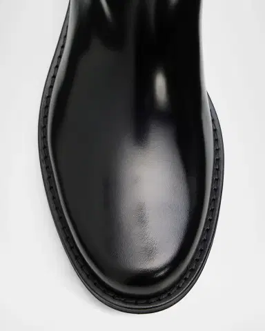 Saint Laurent Julia Leather Riding Boots | Thumbnail 3 Saint Laurent Julia Leather Riding Boots | Thumbnail 3