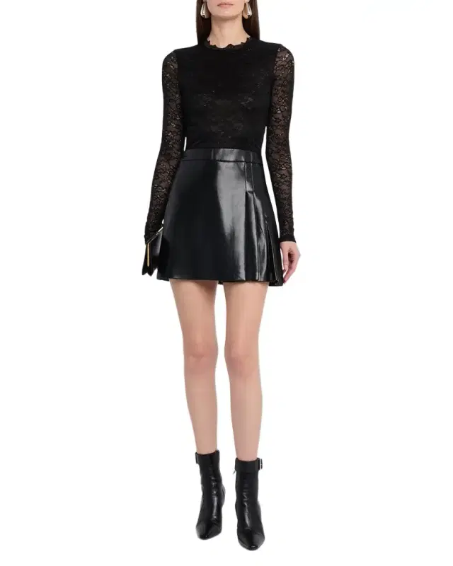 Chara Lace Combo Mini Dress