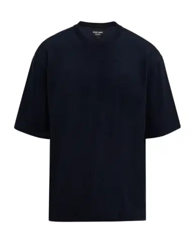 Giorgio Armani Men's Cashmere Crewneck T-Shirt | Thumbnail 1 Giorgio Armani Men's Cashmere Crewneck T-Shirt | Thumbnail 1