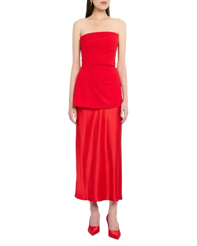 Miranda Silk Charmeuse Slip Skirt