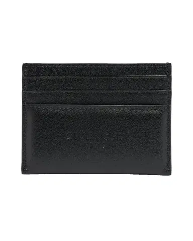 Givenchy Men's Leather Embossed Logo Card Holder | Thumbnail 2 Givenchy Men's Leather Embossed Logo Card Holder | Thumbnail 2