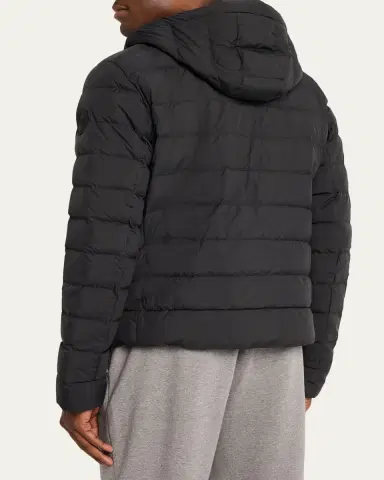 Canada Goose Men's Crofton Packable Quilted Matte Ripstop Hoodie | Thumbnail 3 Canada Goose Men's Crofton Packable Quilted Matte Ripstop Hoodie | Thumbnail 3