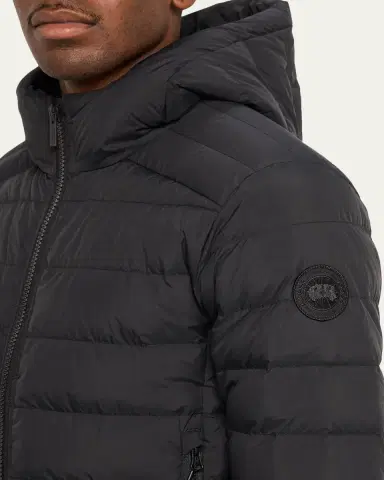 Canada Goose Men's Crofton Packable Quilted Matte Ripstop Hoodie | Thumbnail 5 Canada Goose Men's Crofton Packable Quilted Matte Ripstop Hoodie | Thumbnail 5