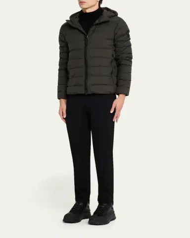 Canada Goose Men's Crofton Packable Quilted Matte Ripstop Hoodie | Thumbnail 6 Canada Goose Men's Crofton Packable Quilted Matte Ripstop Hoodie | Thumbnail 6