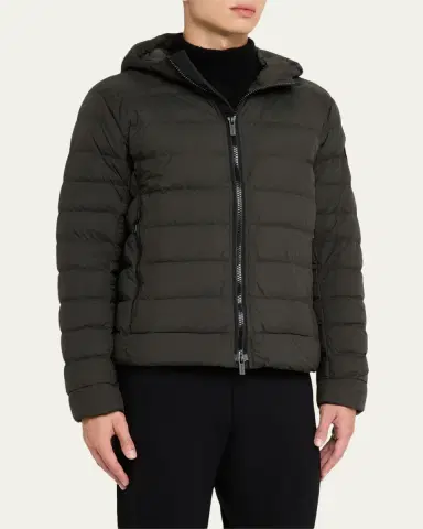 Canada Goose Men's Crofton Packable Quilted Matte Ripstop Hoodie | Thumbnail 8 Canada Goose Men's Crofton Packable Quilted Matte Ripstop Hoodie | Thumbnail 8