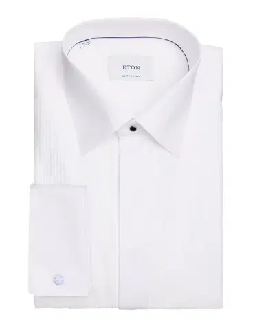 Eton Men's Contemporary Fit Cotton Plisse-Bib Dress Shirt | Thumbnail 2 Eton Men's Contemporary Fit Cotton Plisse-Bib Dress Shirt | Thumbnail 2
