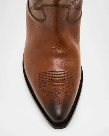 Golden Goose Men 's Wish Star Low Leather Cowboy Boots | Thumbnail 5 Golden Goose Men 's Wish Star Low Leather Cowboy Boots | Thumbnail 5