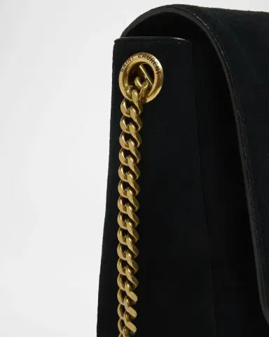 Saint Laurent Kate YSL Flap Shoulder Bag in Suede | Thumbnail 5 Saint Laurent Kate YSL Flap Shoulder Bag in Suede | Thumbnail 5
