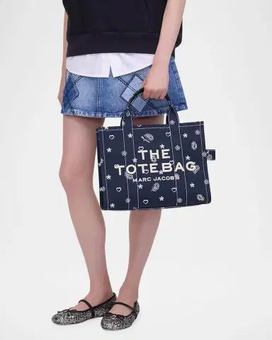 Marc Jacobs The Bandana Canvas Medium Tote Bag | Thumbnail 4