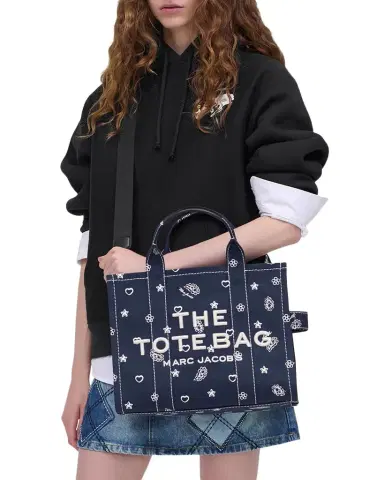 Marc Jacobs The Bandana Canvas Medium Tote Bag | Thumbnail 1